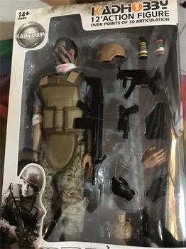 1/6 Фигурка на войник, модел военна армия, бойна форма, NB03A, ранен ACU, специална играчка за подарък