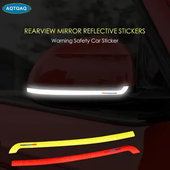 1 чифт автомобилни огледала за обратно виждане, светоотражающая стикер, vinyl стикер, стикер ивица, стикер за BMW серия X X3 X4 X5 X6