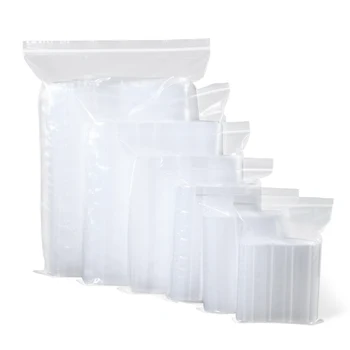 100шт 11 Размери Торби с цип на Пластмасови Опаковъчни Торбички 8C за Бижута Малка Пластмасова Чанта с Цип Ziplock Опаковка За Съхранение Opp