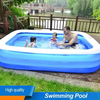 155-200 см. Семеен детски летен надуваем басейн за възрастни, открит градина, двор, вода, плаващ басейн