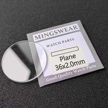 2 мм Дебели минерално плоско кръгло часово стъкло relojero Crystal Част 27 мм ~ 36,5 мм, 2 бр