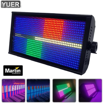 2022 Martin 864шт 5050 LED 280 W RGB DMX512 8 + 8 Стробоскоп/Стробоскопические Светлини са Подходящи За DJ, Диско-бар, Вечерни, Ефект на Оцветяване, Светлинна Светкавица