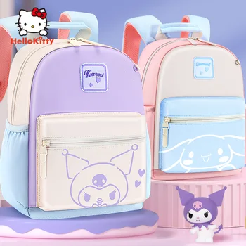 2023 Нов Sanrio Hello Kitty Kuromi Cinnamoroll Чанта Раници Училищна Чанта За Детска градина и Училище Раница Аниме Kawai е Сладък за Деца