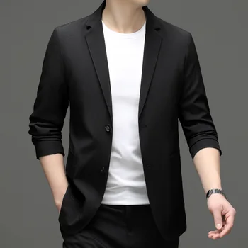 5925-2023, мъжки модерен случайни малък костюм, корейската версия 66, тънко яке, монофонични яке