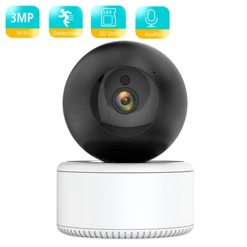 BESDER 2K 3MP Умна Домашна IP Камера за Сигурност PTZ 1536P/1080P Вътрешна Двустранен Аудио WiFi Мини-Камера за Нощно Виждане 5X Цифрово Увеличение