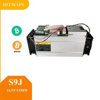 Bitman AntMiner S9j 14.5 TH / S Биткойн SHA-256 БТК ASIC-Миньор С блок захранване Bitmain Препоръчва По-евтиното Електричество