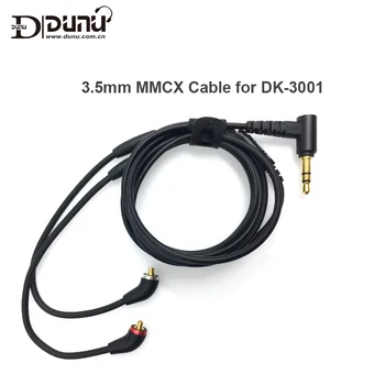 DUNU DK-3001 Оригинален кабел за слушалки MMCX съединители 3,5 мм DK3001 DK 3001