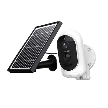 ESCAM G12 2MP 1080P Безжична IP Камера със слънчева батерия с дълъг живот, за дълго време в режим на готовност, Домашна Сигурност, Монитор за Видеонаблюдение, Градинска WIFI Камера