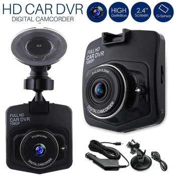 HD-рефлексен фотоапарат 2,4-инчов 720P 12 Mage пиксела в автомобилния видеорегистраторе Dash Cam Vcr USB TF порта на камерата G Sensor един dashcam