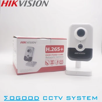 Hikvision DS-2CD2443G2-I се Замества DS-2CD2442FWD-IW 4-Мегапикселова международна версия Cube IP камера С поддръжка на актуализация EZVIZ P2P PoE