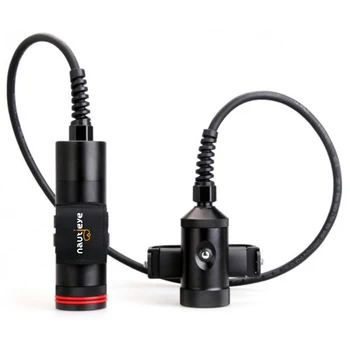 Nautieye T1800E с ъгъл на лъча от 6 градуса led лампа първична фокусиране с E / CO кабел за пещерен гмуркане и подводни лампи за гмуркане