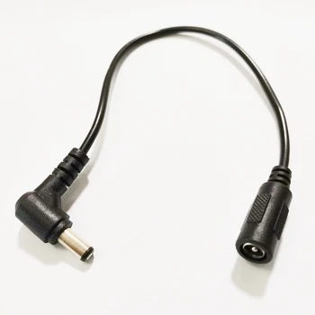 NCHTEK 90 Градуса Ъгъл DC Мощност 5,5x2,1 мм Plug-удължителен кабел за Камера за видеонаблюдение DVR/1 бр.