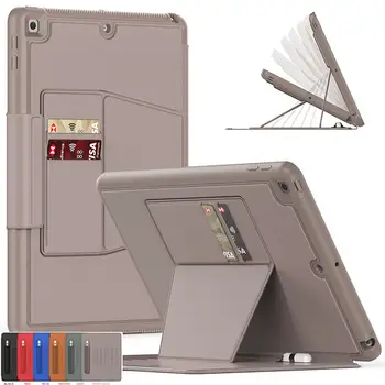 Smart-Калъф За iPad 10.2/ipad7/ipad8/ipad 9th С Регулируем Ъгъл на Наклона, Калъф-Стойка за таблет, Магнитна стойка за заден капак от кожа PC TPU