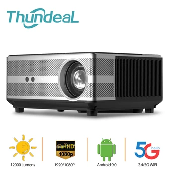 ThundeaL Проектор Full HD 1080P WiFi LED 2K 4K Видео, Филм Smart TD98 TD98W Android Проектор PK DLP За Домашно Кино