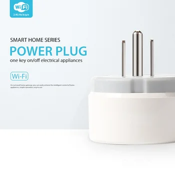 WiFi ЕС/Великобритания/САЩ Smart Plug Домашна Умен Изход Безжичен Стандарт Включете WiFi Серия с 10/13/16A С електромера Съвместима Работа