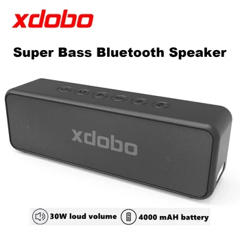 XDOBO X5 Преносими Безжични Bluetooth Високоговорител V5.0 TWS Type-C Силен Стерео Супер Бас IPX6 Водоустойчив 30 W Сабвуферный Говорител