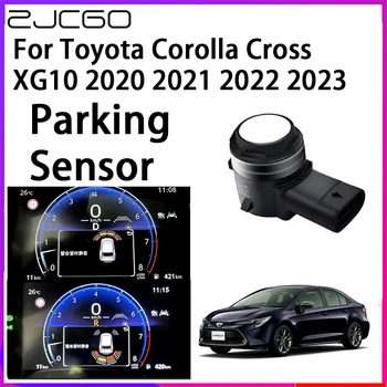 ZJCGO Комплект Сензори за Паркиране Автомобилен Парктроник С Осветление, Система за Мониторинг на Задната Радар за Toyota Corolla Cross XG10 2020 2021 2022 2023