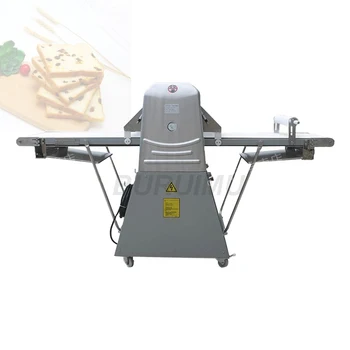 Автоматична машина за раскатки на тесто за хляб, кроасани, бутер тесто, машина за съкращаване на теста, тенис на маса сгъваема преса за печене