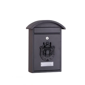 Алуминиев заключване с парола Малка пощенска кутия, монтиране на железен лист Кутия за предложения пощенска кутия за дома на открито Ретро творческа обстановка