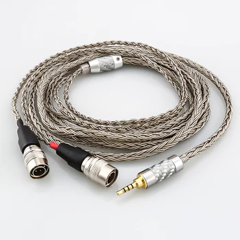 Аудио кабел Audiocrast16 с фитил, кабел за обновяване на слушалки за Дан Кларк Аудио Mr Speakers Ether Alpha Dog Prime