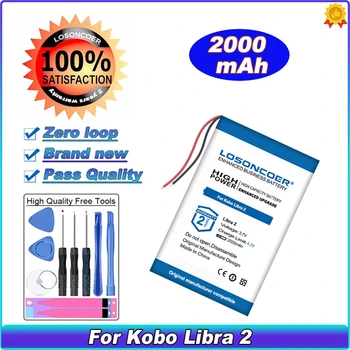 Батерия LOSONCOER 2000mAh за четене на електронни книги Кобо Libra 2 Libra2