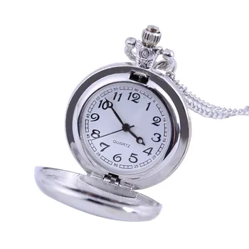 Джобни часовници е от неръждаема стомана, чифт часа, сребро, Универсална верига за дрехи, джобни часовници Reloj Mujer 2022 RelóGio