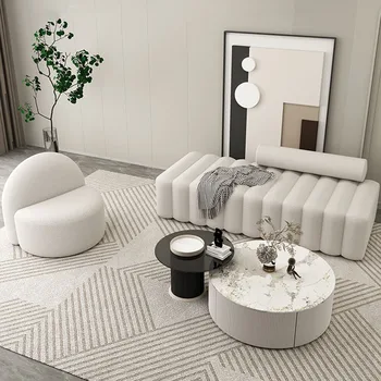 Дизайнерски натяжной едноспален разтегателен диван, възглавници, дълбоко кресло, модерен мързелив диван, дълго кресло за отдих, декор за възрастни, мебели за спалня