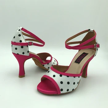 женски обувки за латино танци на ток 8,5 cm, обувки за Салса, директна доставка, удобни обувки за латино танци, 6237-ти размер, нисък ток, висок ток в наличност