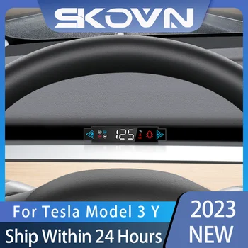 За Tesla, модел 3 Модел Y 2019-2022 Таблица скрити въздушни кодове Оригиналната синхронизация на данни на автомобила HUD Скорост на мощност на сигнала на завоя