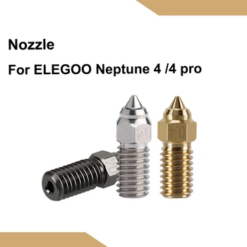 За дюза ELEGOO Neptune 4 Закалено/Неръждаема стомана/Месинг Бърза дюзи За дюзи Elegoo Neptune 4 pro CHT 0.4 mm 0,6 mm