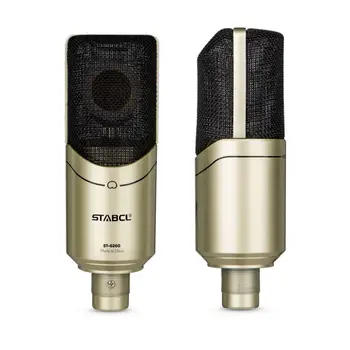 Кондензаторен микрофон ST-6260 професионален звук proofing микрофон за запис на домашно музикално студио оборудване пълен комплект микрофон