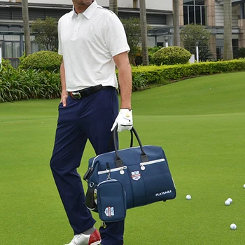 Найлон водоустойчива чанта за дрехи за голф с джоб за обувки, колекция чанти за голф, органайзер за багаж с мини чанта