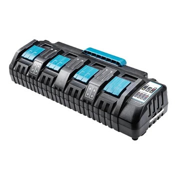 Пластмасов Зарядно устройство за батерии Makita 14,4 V 18V 3.0Ax4 Li-Ion BL1830, BL1830B, BL1840, BL1840B, BL1850, штепсельная вилица ЕС