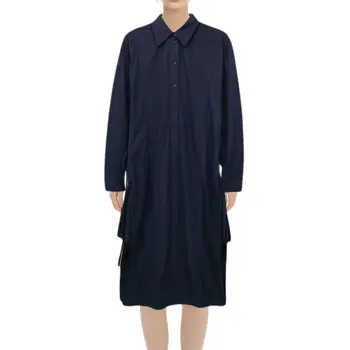 Пролетно-Есенна Мода Риза 2023, Свободно Рокля от Поплин с дълъг ръкав