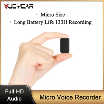 Професионален мини диктофон с активен звук, звуков рекордер, дълъг живот на батерията, 35 часа запис с шумопотискане MP3