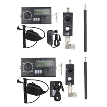 Радиостанцията USDX QRP 8-лентов Shortwave Радио С Алуминиев корпус, Радиостанцията с висока ефективност 87HC