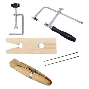 Регулируема бижутериен набор, набор от инструменти за десктоп възглавница, околовръстен скоба, wooden за инсталиране на пръстените