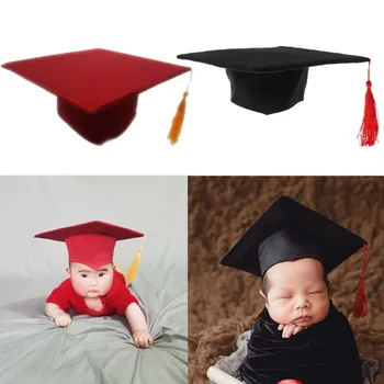 Реквизит за снимки на новородени, выпускная шапчица за бебета, детски начална детска градина, выпускная церемония, шапка за фотография