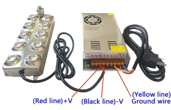 Търговска блокада туманообразователь, домакински електрически овлажнител на 10 глави, ултразвуков инхалатор CL-10D48-2 4,5 кг/ ч,