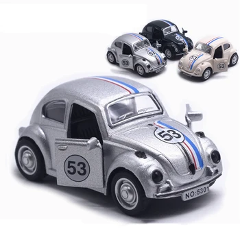 Цельнолитые модели играчки автомобили от сплав, метални превозни средства, класическа откриващата машина, откидывающаяся назад, подбрани играчки за деца
